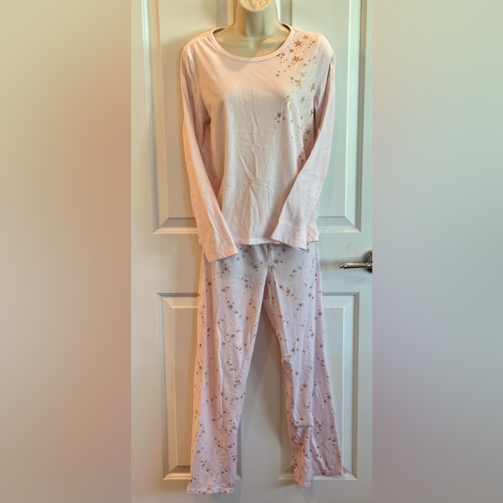 🍀Laura Ashley 2 Pc. Pajama | No size tag | Pink | Long sleeve/pants